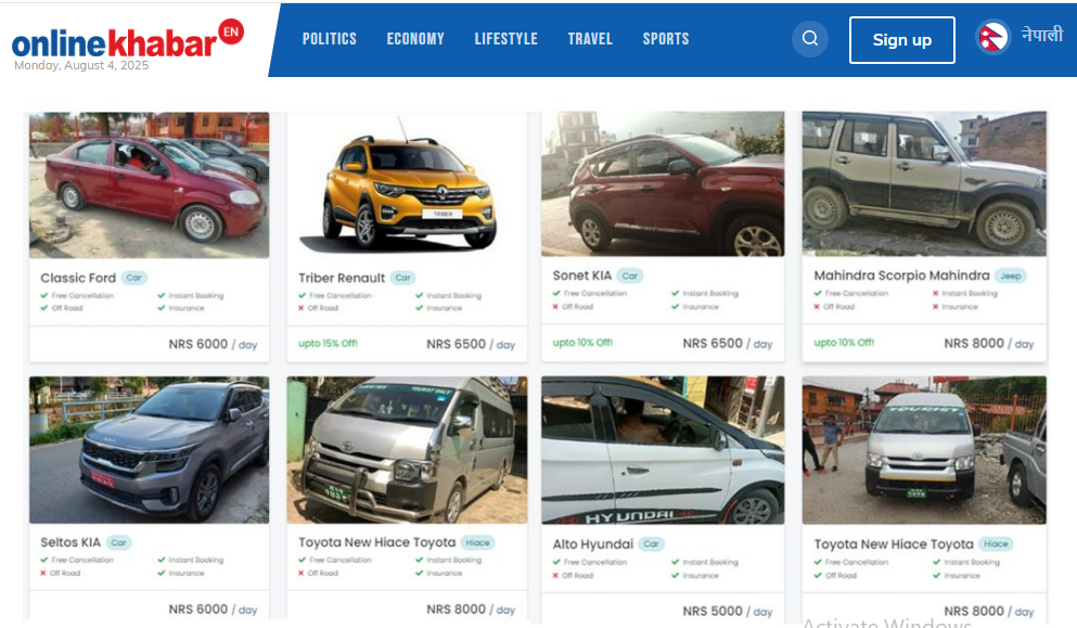 Sajilo Rental: Why this 24/7 platform is different from ride-sharing apps